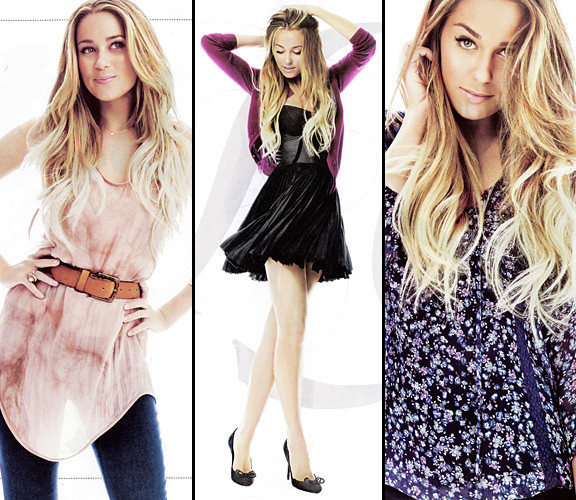 Chất liệu voan mỏng khiến Lauren Conrad trong dịu dàng, nữ tính và quyến rũ hơn.