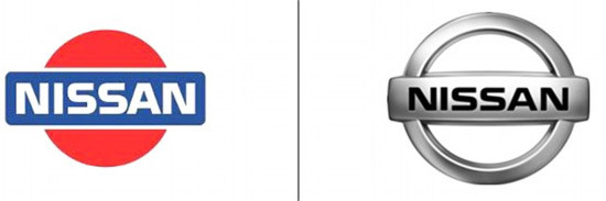 Hãng sản xuất ôtô Nissan của Nhật được thành lập vào tháng 6/1934 sau khi thâu tóm hãng xe Datsun. Đến thập niên 1960, Nissan đã gây được ấn tượng mạnh tại thị trường Mỹ với chiếc xe Datsun Roadster. Ngày nay, Nissan tiếp tục khẳng định chỗ đứng trên thị trường với những sản phẩm gây ấn tượng tốt như chiếc xe điện Leaf. So với logo đầu tiên, logo hiện nay của Nissan trông đỡ màu mè và có phần hiện đại hơn.