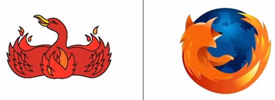Dự án Mozilla được khởi động vào năm 1998 với việc tung ra mã nguồn phần mềm trình duyệt Netscape. Trong năm đầu tiên, cộng đồng Netscape trên toàn thế giới đã đóng góp nhiều chức năng mới cho trình duyệt này. Sau nhiều năm phát triển, trình duyệt Mozilla 1.0 đã được tung ra vào năm 2002. Ở thời điểm đó, trên 90% người sử dụng Internet dùng trình duyệt IE của Microsoft. Tuy không được nhiều người chú ý, nhưng phiên bản đầu tiên của trình duyệt Phoenix (với hình ảnh một con phượng hoàng tái sinh trong lửa) - về sau được đổi tên thành Firefox (cáo lửa) - cũng đã được cộng đồng Mozilla tung ra vào năm đó.
