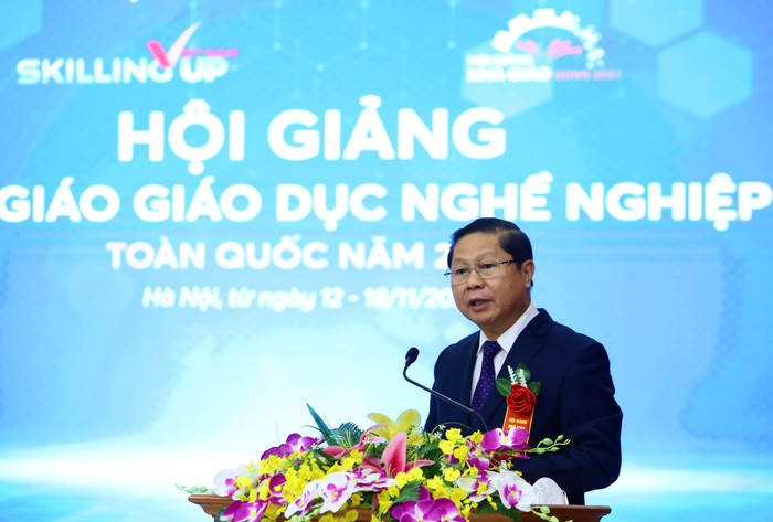 Thứ trưởng Lê Tấn Dũng phát biểu tại lễ khai mạc. Ảnh: BTC Thứ trưởng Lê Tấn Dũng phát biểu tại lễ khai mạc. Ảnh: BTC