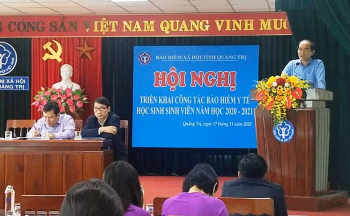 Hội nghị triển khai công tác bảo hiểm y tế học sinh, sinh viên năm học 2020 - 2021 ở Quảng Trị.