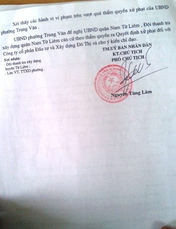 Hàng chục ngàn mét vuông đất của Tập đoàn Nam Cường đang xây dựng trái phép, sử dụng sai mục đích. Hàng chục ngàn mét vuông đất của Tập đoàn Nam Cường đang xây dựng trái phép, sử dụng sai mục đích.