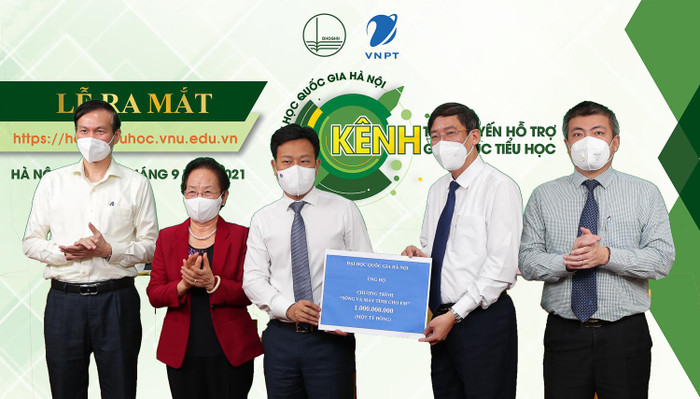Đại học Quốc gia Hà Nội chung tay cùng cả nước, ủng hộ 1 tỷ đồng cho Quỹ "Sóng và máy tính cho em". Đại học Quốc gia Hà Nội chung tay cùng cả nước, ủng hộ 1 tỷ đồng cho Quỹ "Sóng và máy tính cho em".