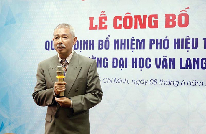 Giáo sư Trương Nguyện Thành. (Ảnh: Trường Đại học Văn Lang) Giáo sư Trương Nguyện Thành. (Ảnh: Trường Đại học Văn Lang)