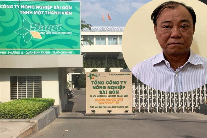 Tổng công ty Nông nghiệp Sài Gòn và ông Lê Tấn Hùng (ảnh nhỏ). (Ảnh: H.L) Tổng công ty Nông nghiệp Sài Gòn và ông Lê Tấn Hùng (ảnh nhỏ). (Ảnh: H.L)