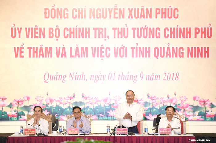 Quang cảnh buổi làm việc. (Ảnh: Chinhphu.vn) Quang cảnh buổi làm việc. (Ảnh: Chinhphu.vn)
