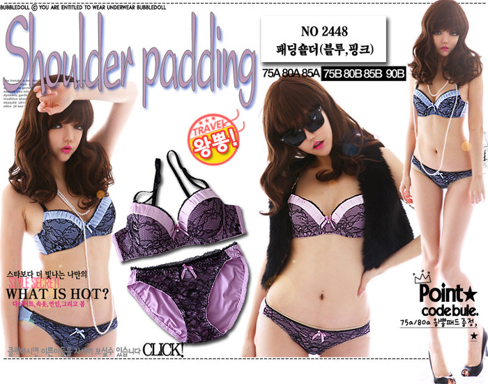 Đừng để đồ nội y của bạn chỉ có gam cơ bản như màu đen, trắng, hãy có thêm màu sắc khác như tím hay xanh, trông cũng rất bắt mắt đó chứ! Đừng để đồ nội y của bạn chỉ có gam cơ bản như màu đen, trắng, hãy có thêm màu sắc khác như tím hay xanh, trông cũng rất bắt mắt đó chứ!