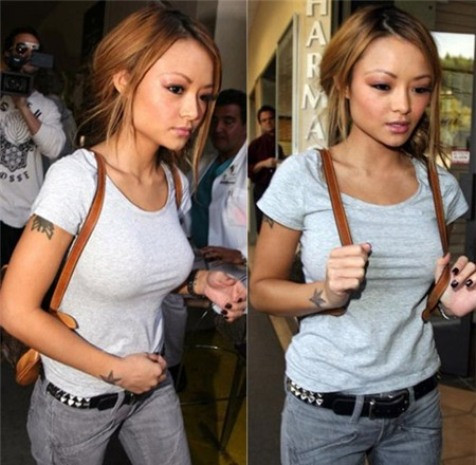 Nếu bỏ đi những hình xăm và lớp trang điểm, Tila trông không khác gì một cô nữ sinh trong bộ dạng này. Nếu bỏ đi những hình xăm và lớp trang điểm, Tila trông không khác gì một cô nữ sinh trong bộ dạng này.