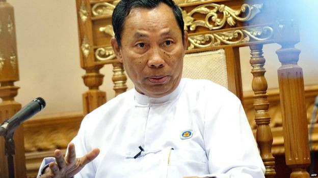 Chủ tịch Quốc hội Myanmar Shwe Mann, ảnh: BBC. Chủ tịch Quốc hội Myanmar Shwe Mann, ảnh: BBC.