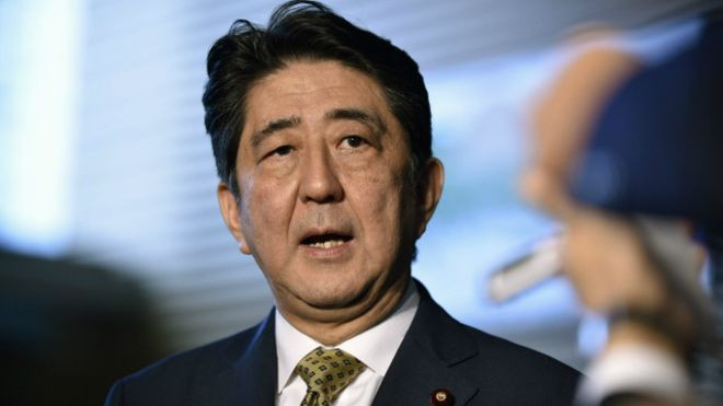 Thủ tướng Nhật Bản Shinzo Abe, ảnh: EPA. Thủ tướng Nhật Bản Shinzo Abe, ảnh: EPA.