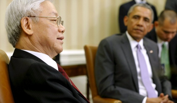 Tổng bí thư Nguyễn Phú Trọng trong chuyến thăm chính thức Hoa Kỳ. Tổng bí thư Nguyễn Phú Trọng trong chuyến thăm chính thức Hoa Kỳ.