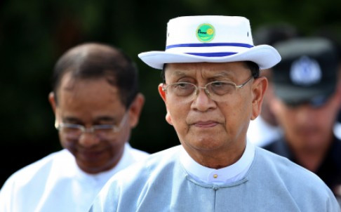 Tổng thống Myanmar Thein Sein cam kết tôn trọng kết quả bầu cử, ảnh: AP/SCMP. Tổng thống Myanmar Thein Sein cam kết tôn trọng kết quả bầu cử, ảnh: AP/SCMP.