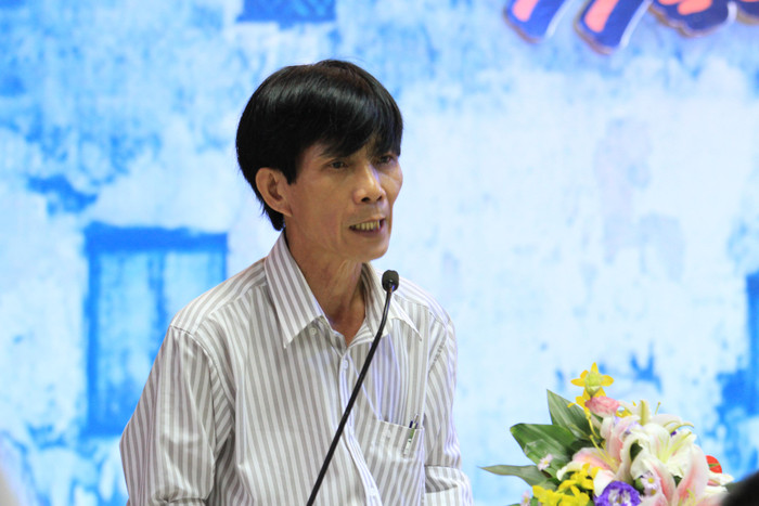 Ông Nguyễn Sự: "Tôi không thích truyền thông đem tôi ra làm “đòn kê” để “bắn” người khác". Ảnh Thùy Linh Ông Nguyễn Sự: "Tôi không thích truyền thông đem tôi ra làm “đòn kê” để “bắn” người khác". Ảnh Thùy Linh