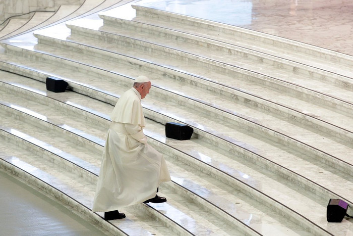 Đức Giáo hoàng Francis tại Vatican hôm thứ Bảy tuần trước, ảnh: The New York Times. Đức Giáo hoàng Francis tại Vatican hôm thứ Bảy tuần trước, ảnh: The New York Times.