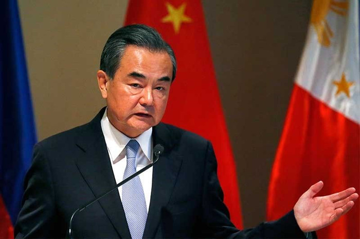 Ngoại trưởng Trung Quốc Vương Nghị, ảnh AP. Ngoại trưởng Trung Quốc Vương Nghị, ảnh AP.