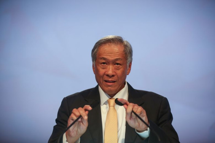 Bộ trưởng Quốc phòng Singapore Ng Eng Hen, ảnh: The Straits Times.