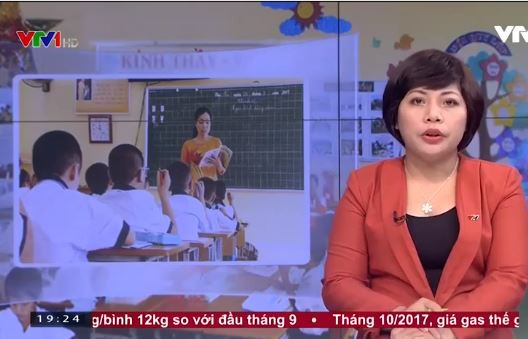 Ảnh chụp màn hình phóng sự "Tương lai nào cho mô hình trường học mới VNEN?" của VTV. Ảnh chụp màn hình phóng sự "Tương lai nào cho mô hình trường học mới VNEN?" của VTV.