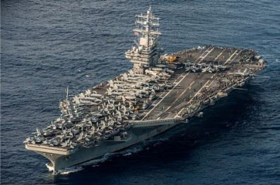 Tàu sân bay Mỹ USS Ronald Reagan, ảnh: RIA Novosti. Tàu sân bay Mỹ USS Ronald Reagan, ảnh: RIA Novosti.