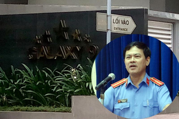 Chung cư Galaxy 9 và ông Nguyễn Hữu Linh (ảnh nhỏ). (Ảnh: L.H)