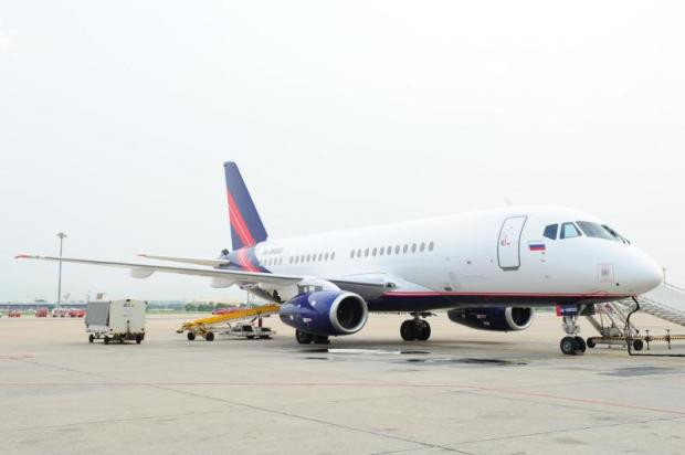 Máy bay Sukhoi Superjet SSJ100 của Nga. Ảnh: Bangkok Post.