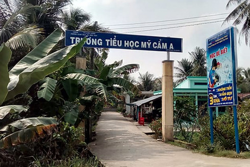 Trường Tiểu học Mỹ Cẩm A. (Ảnh: Hưng Long)