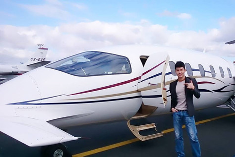 Theo Nathan Lee, anh rất thích chiếc máy bay này của Thu Minh