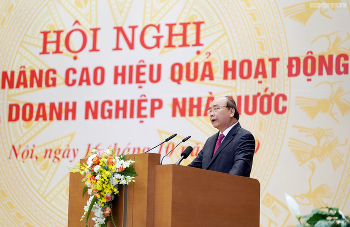 Thủ tướng phát biểu. Ảnh: VGP Thủ tướng phát biểu. Ảnh: VGP