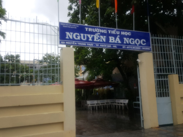 Trường Tiểu học Nguyễn Bá Ngọc. (Ảnh: M.A) Trường Tiểu học Nguyễn Bá Ngọc. (Ảnh: M.A)