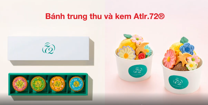 Bánh trung thu và kem sản xuất từ Protein vi sinh Solein®.