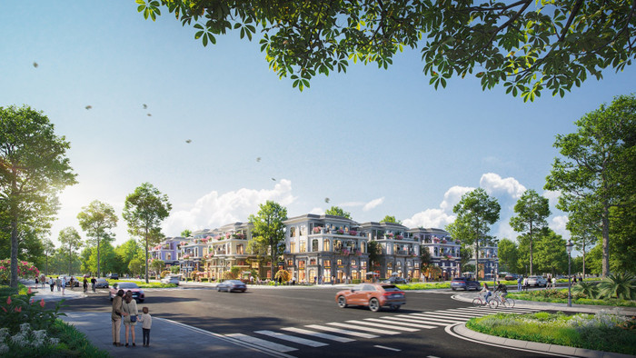 The Campus 2 sở hữu vị trí đón đầu nhiều luồng di chuyển trong và ngoài đại dự án. 250920-eco-vinh-kv03-5k.jpg