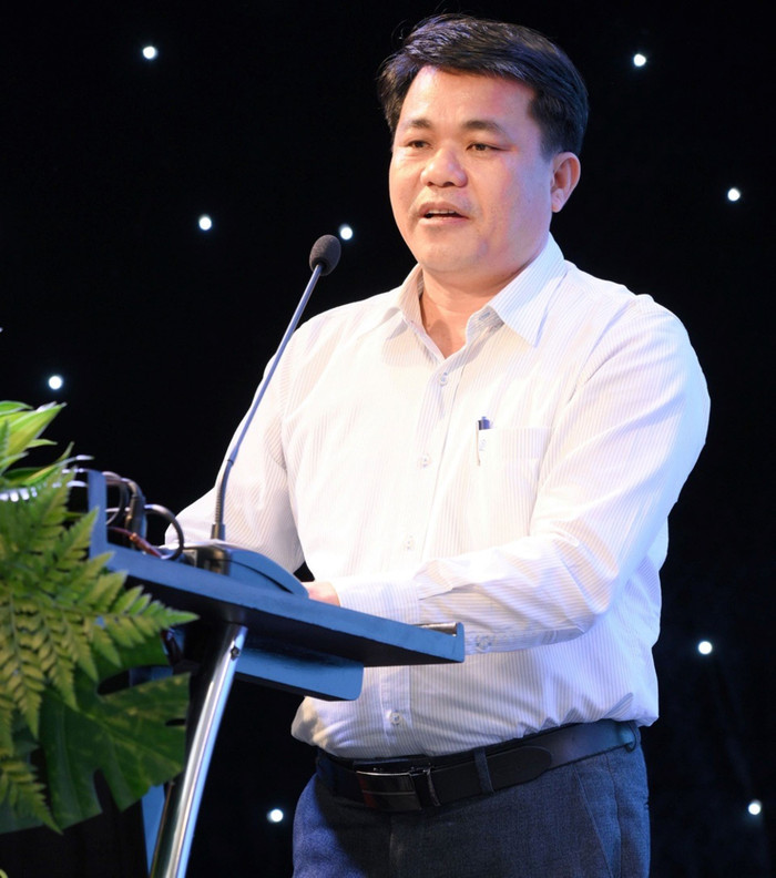 Ông Nguyễn Duy Quang, Giám đốc Sở Nông nghiệp và Môi trường tỉnh Khánh Hòa chia sẻ về mô hình “Nuôi biển công nghệ cao” nhằm nâng cao năng suất mà vẫn đảm bảo phát triển bền vững. anh-3-8.jpg