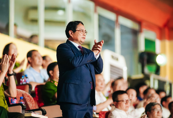 Thủ tướng Phạm Minh Chính dự lễ khai mạc Giải bóng đá Công an, Cảnh sát các nước ASEAN mở rộng 2025. anh-1-30.jpg