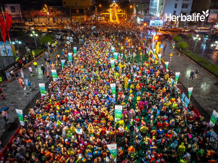 Tiền Phong Marathon là giải chạy uy tín luôn thu hút hàng ngàn vận động viên tham gia.