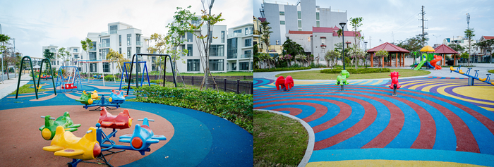 Các khu vui chơi an toàn được trang bị đồ chơi rực rỡ sắc màu. 03-ruby-tree-golf-villas.png