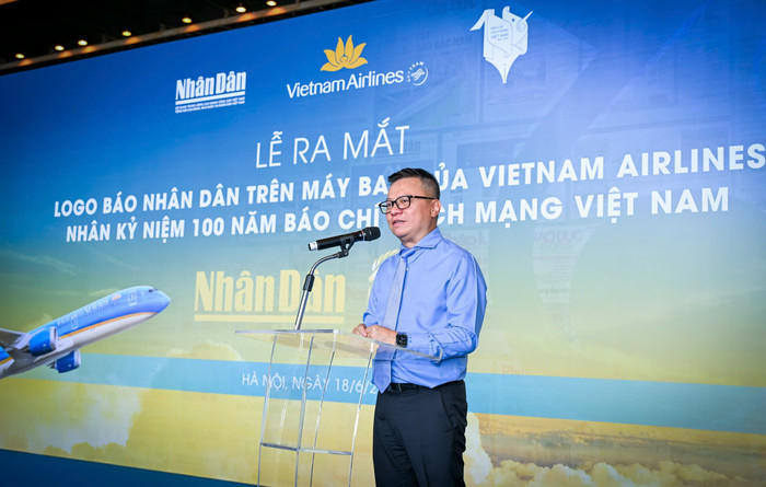 Ông Lê Quốc Minh, Ủy viên Trung ương Đảng, Tổng Biên tập Báo Nhân Dân, Chủ tịch Hội Nhà báo Việt Nam phát biểu tại buổi lễ. ong-le-quoc-minh-uy-vien-trung-uong-dang-tong-bien-tap-bao-nhan-dan-chu-tich-hoi-nha-bao-viet-nam-phat-bieu-tai-buoi-le.jpg