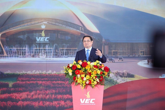 Thủ tướng Phạm Minh Chính tuyên bố khánh thành, khởi công 250 công trình, dự án để chào mừng 80 năm Cách mạng tháng Tám và Quốc khánh 2/9, 80 năm Ngày truyền thống lực lượng Công an Nhân dân anh hùng. Ảnh: VGP/Nhật Bắc Thủ tướng Phạm Minh Chính tuyên bố khánh thành, khởi công 250 công trình, dự án để chào mừng 80 năm Cách mạng tháng Tám và Quốc khánh 2/9, 80 năm Ngày truyền thống lực lượng Công an Nhân dân anh hùng. Ảnh: VGP/Nhật Bắc
