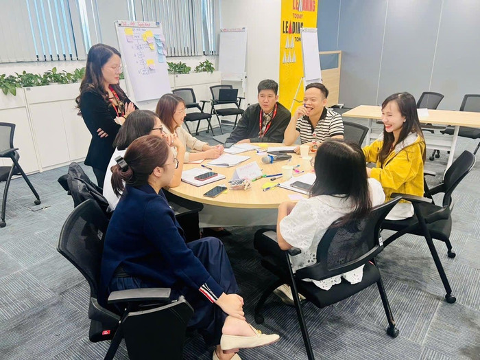 Một khóa đào tạo trong nội bộ tại Tập đoàn ROX.