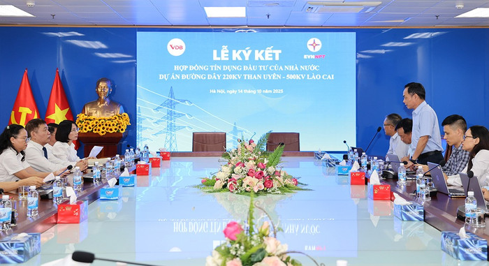 Ông Lê Văn Khải – Quyền Giám đốc NPMB phát biểu tại lễ ký kết. Ông Lê Văn Khải – Quyền Giám đốc NPMB phát biểu tại lễ ký kết.
