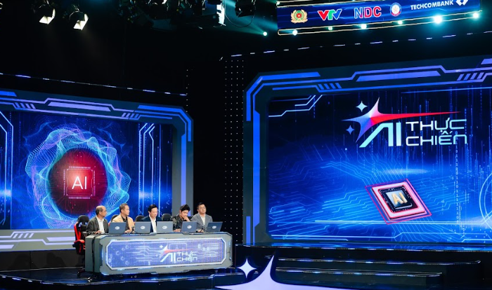 Trường quay &quot;A.I thực chiến&quot; vòng thi Chung khảo