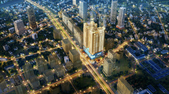 Viên kim cương xanh Diamond Residence tọa lạc tại tọa độ vàng Lê Văn Lương - Hoàng Đạo Thúy (Hà Nội). 02-diamond-residence.jpg