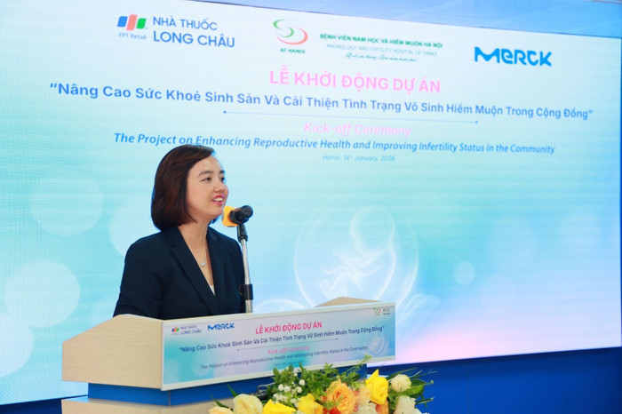 Bà Nguyễn Đỗ Quyên - Phó Tổng Giám đốc FPT Retail kiêm Giám đốc Điều hành hệ thống Long Châu khẳng định, dự án là bước đi nhất quán trong chiến lược nâng cao sức khoẻ gia đình, hướng đến cải thiện mức sinh tại Việt Nam.