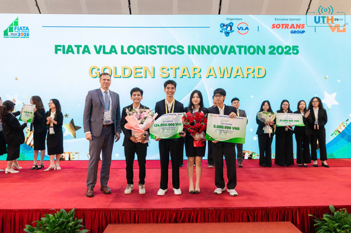 Đội Logsprime của Trường Đại học Giao thông vận tải Thành phố Hồ Chí Minh (UTH) đã xuất sắc giành ngôi vô địch toàn quốc tại vòng chung kết FIATA VLA Logistics Innovation 2025. doi-vo-dich.jpg