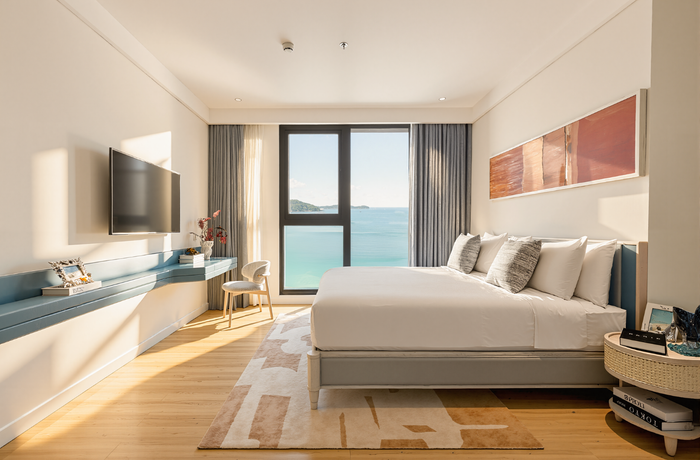 Căn hộ The Sunset được thiết kế hiện đại, tối ưu ánh sáng, gió tự nhiên. Ảnh: Ánh Dương.