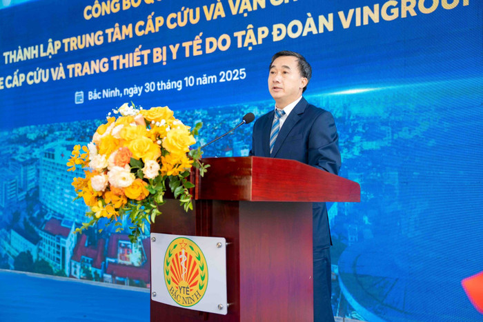 Giáo sư, Tiến sĩ Trần Văn Thuấn - Thứ trưởng Bộ Y tế phát biểu tại sự kiện. anh-4-39.jpg