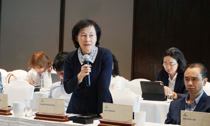 Bà Bùi Thị Nguyệt - Trưởng Ban Kiểm soát nội bộ Petrovietnam