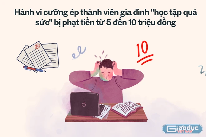 Cưỡng ép con "học tập quá sức" bị phạt 5-10 triệu: Chuyên gia, phụ huynh đều băn khoăn