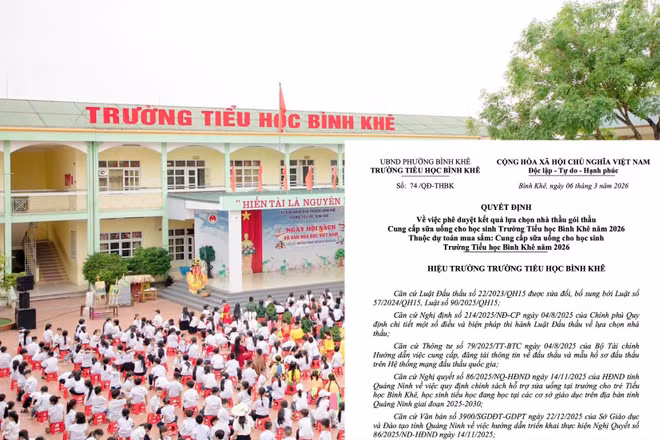 Công ty Cổ phần Sữa Việt Nam trúng thầu cung cấp sữa uống cho nhiều trường công ở Quảng Ninh