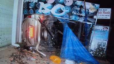 Hiện trường vụ tai nạn khủng khiếp.