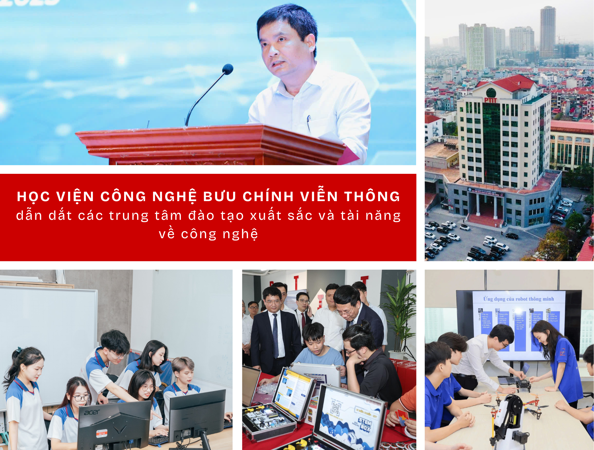 Giám đốc PTIT: Nhân tài là mục tiêu hàng đầu của trung tâm đào tạo xuất sắc