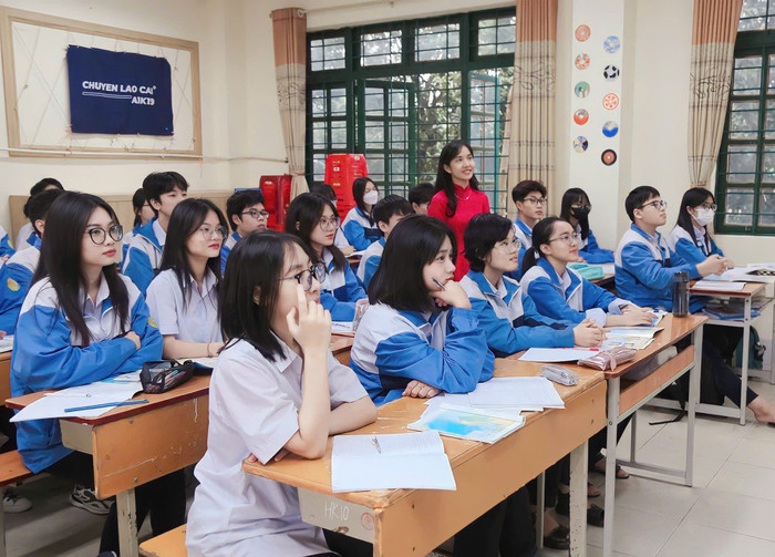 Học sinh Trường Trung học phổ thông chuyên Lào Cai (tỉnh Lào Cai). Ảnh: NTCC. hoc-sinh-thpt-chuyen-lao-cai.jpg